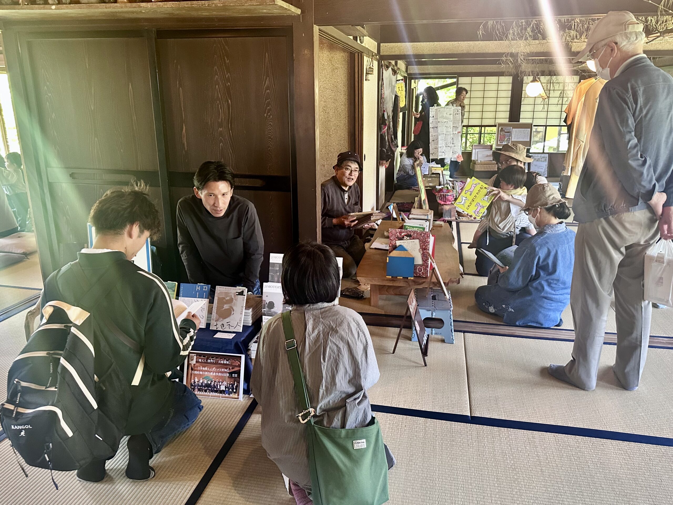 「第１回へそまち本の市」＠新雌邸　開催！